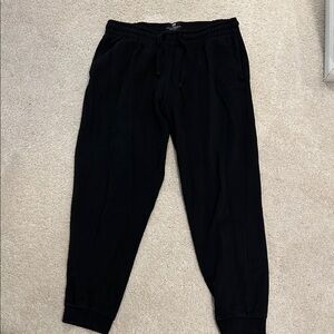 h&m black sweatpants joggers